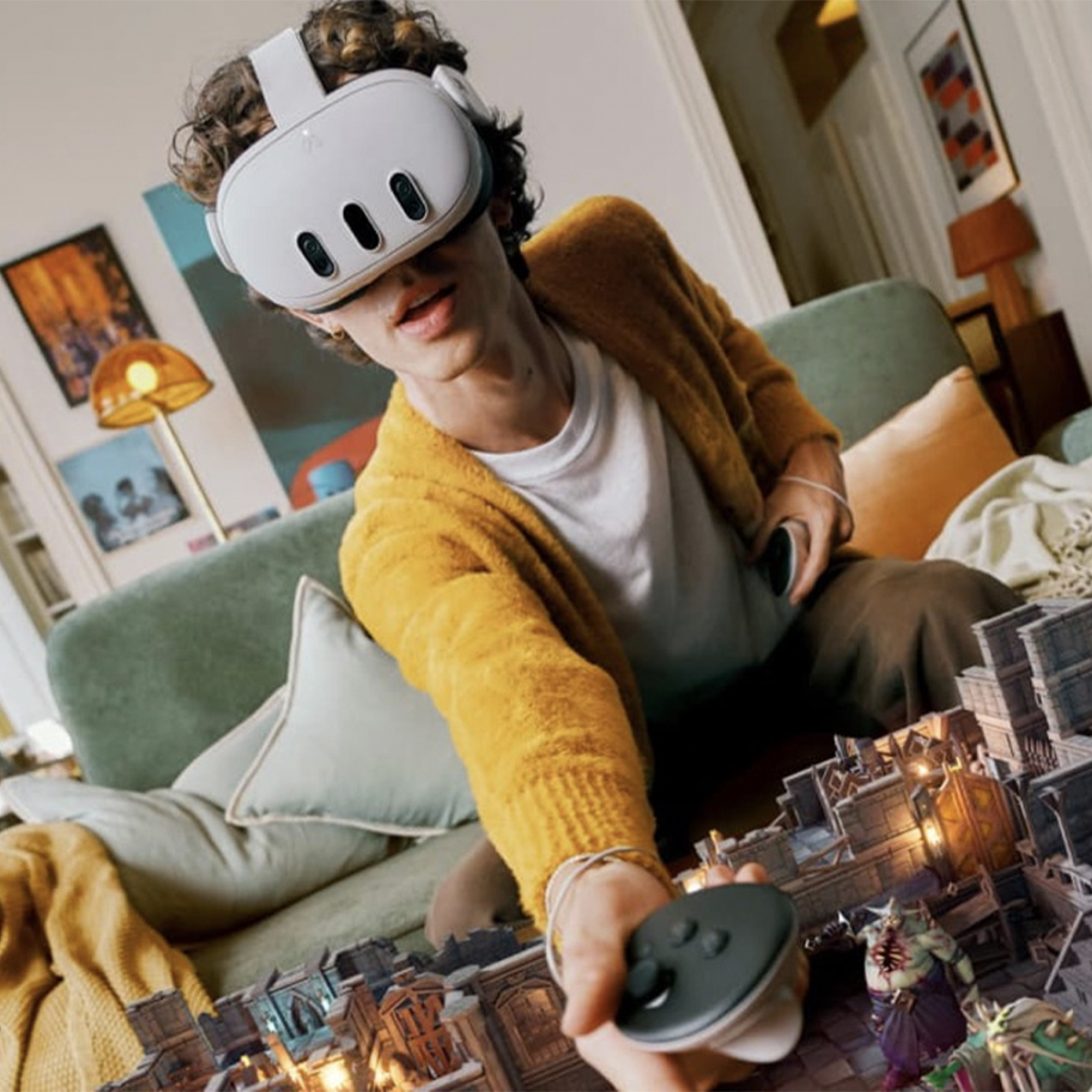 ᐈ Окуляри віртуальної реальності Meta Quest 3S 128GB купити Львів